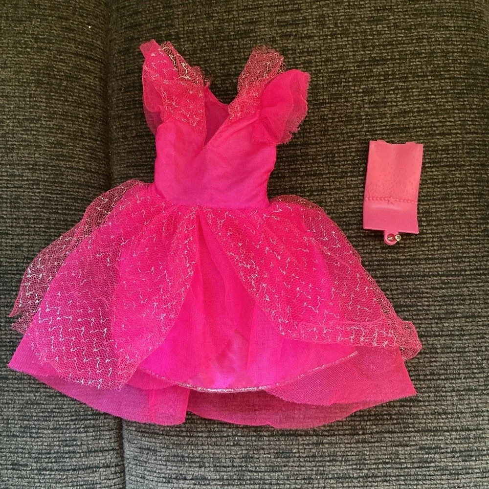 Rare Vintage kenner Tonka Wishing Star Princess Doll DRESS & BATTERY COVER ONLY